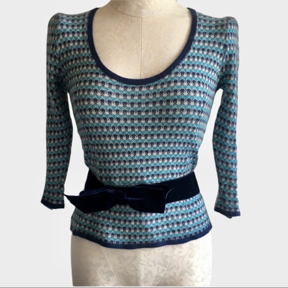 Marc Jacobs S/M Cashmere Hand-Knit Top Y2K Vintage